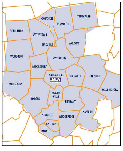 Service Area in Greater Naugatuck, CT